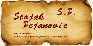 Stojak Pejanović vizit kartica